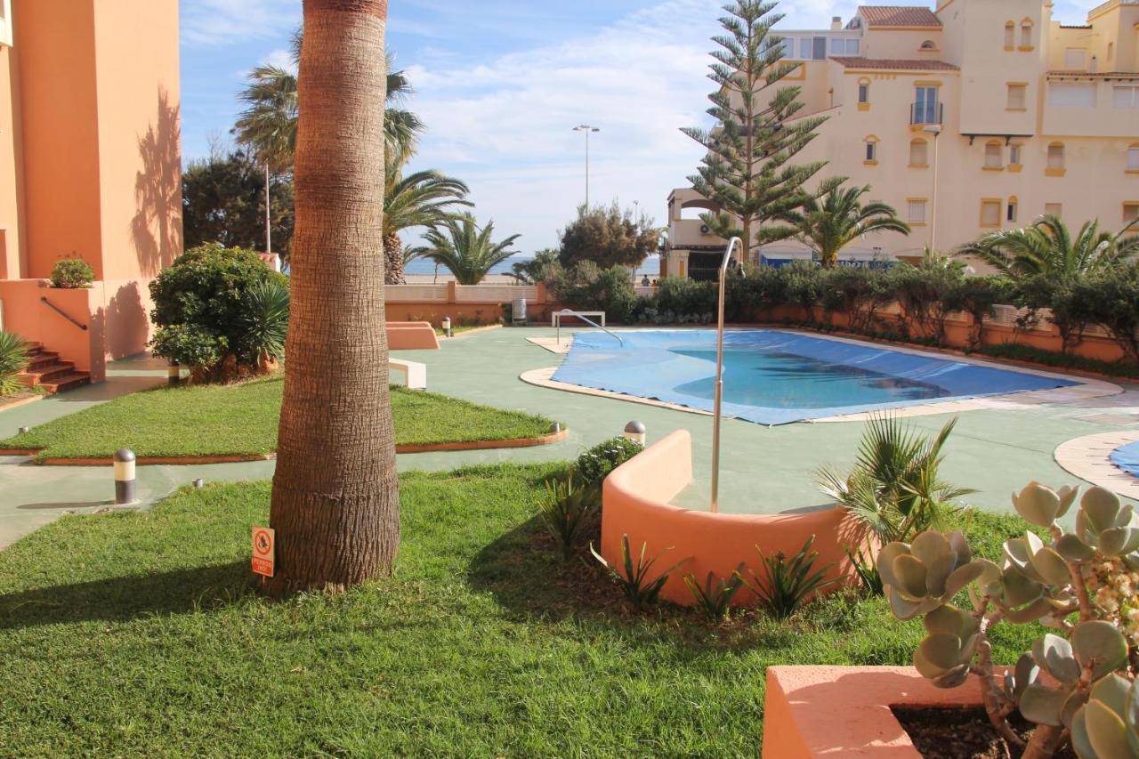 Apartamento En Primera Linea De Playa, Con Vistas A La Playa Y Con Wifi Roquetas de Mar Exterior foto